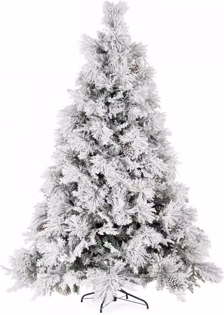 Albero di Natale Avezzano innevato H180 con 808 rami
