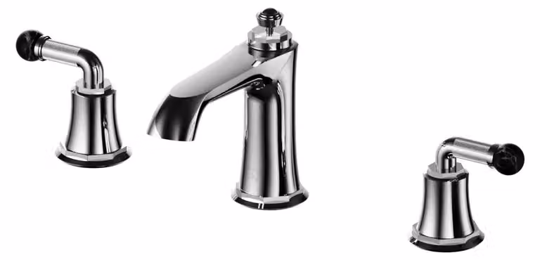 Steinberg Série 355 Metamorphosis robinetterie de lavabo 3 trous avec vidage, portée 130mm, 3552000, 3552000