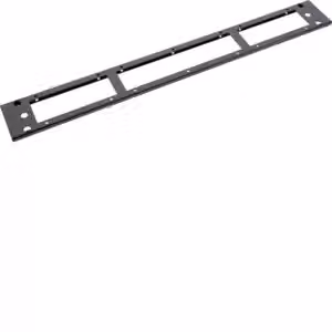 Mascherina frontale/posteriore Hager, misura 350x100, RAL 9005, MES-SOBA351