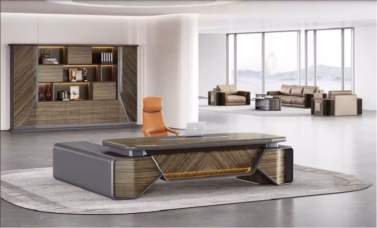 Design Eckschreibtisch Büro Einrichtung Zimmer Möbel Tisch Büromöbel
