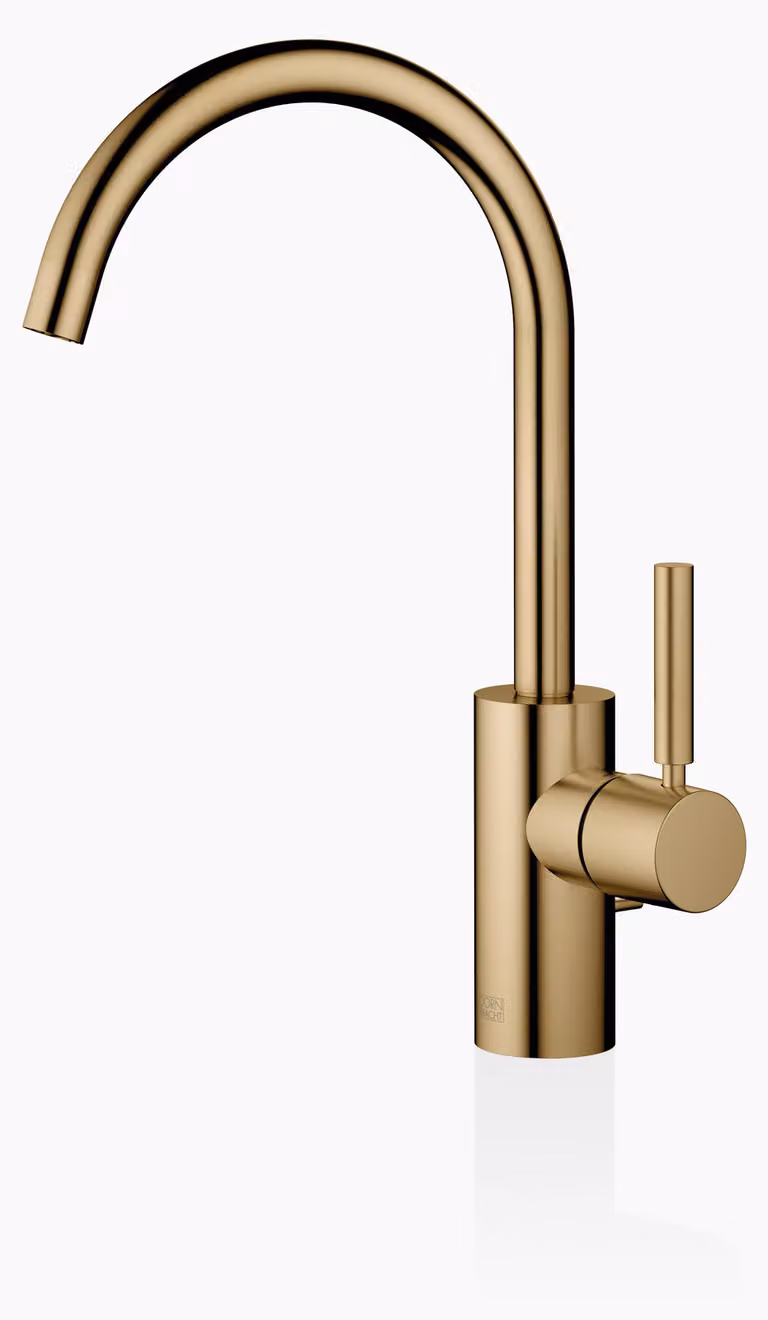 Dornbracht META Mitigeur monocommandé pour lavabos avec vidage, saillie 167mm, bec orientable 360, 33500661-39, 33500661-39