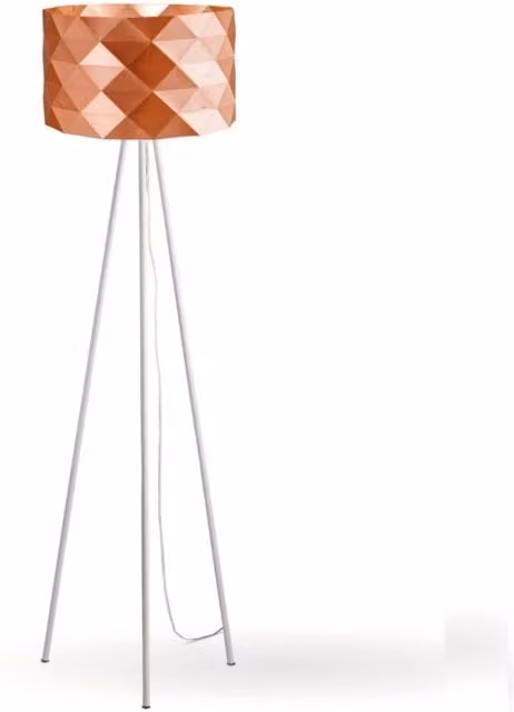Piantana Treppiedi Copper in Metallo Cm. 40 x 146h