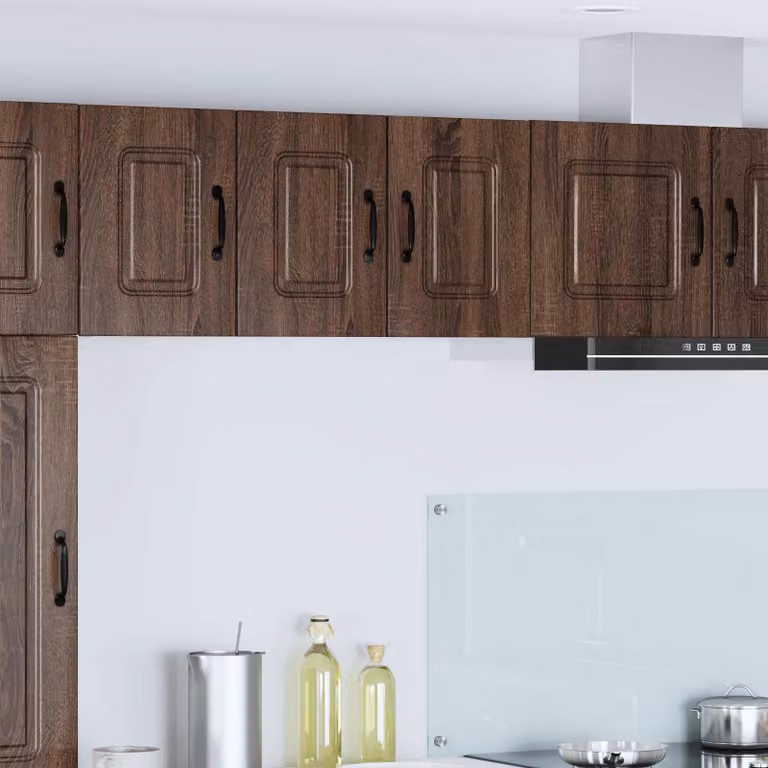 Pannello per lavastoviglie da incasso vidaXL Kalmar in legno rovere marrone L/P/H: 30 x 31 x 40 cm