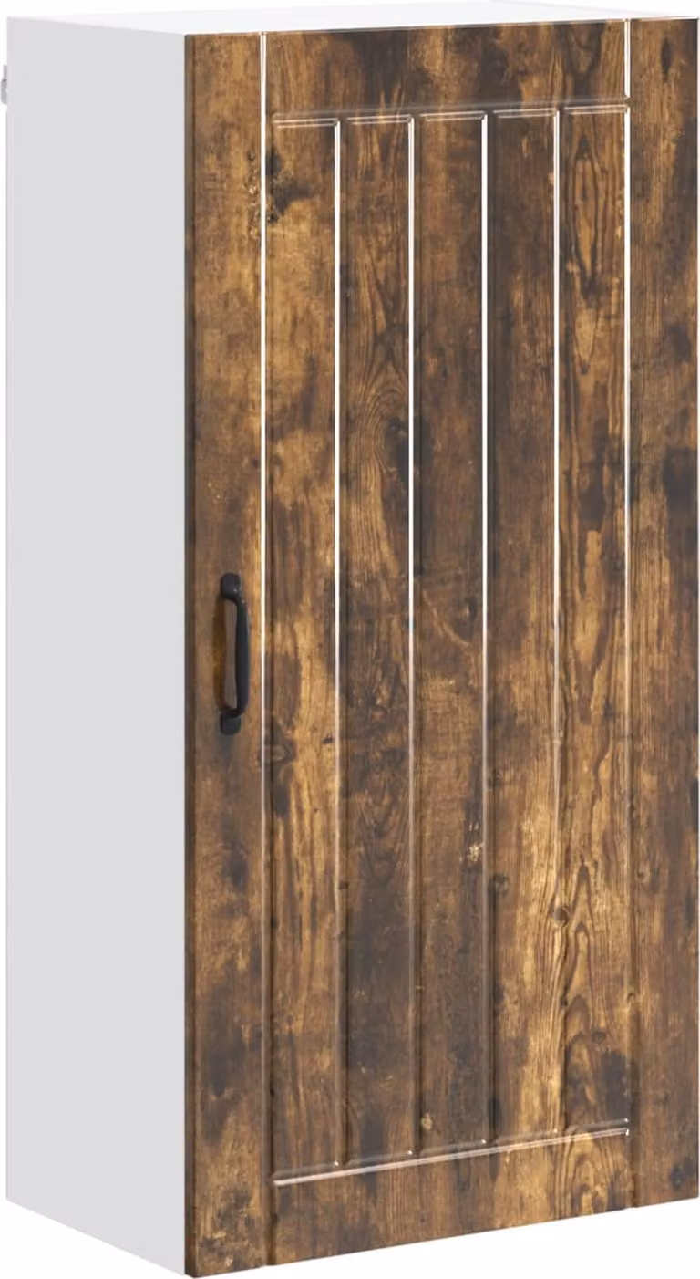 Armadietto a muro LUCCA Rovere Fumo 50 x 31 x 100 cm