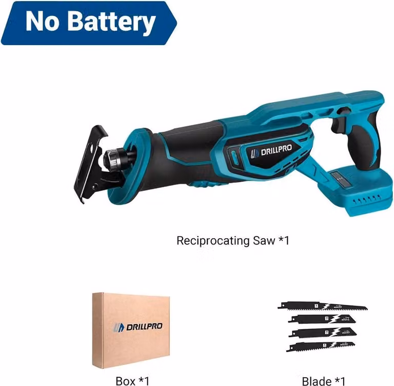 Sega alternativa a batteria 18V - Sega alternativa - Motore senza spazzole - 3300 giri/min - Senza batteria - Per legno - Rosso cremisi