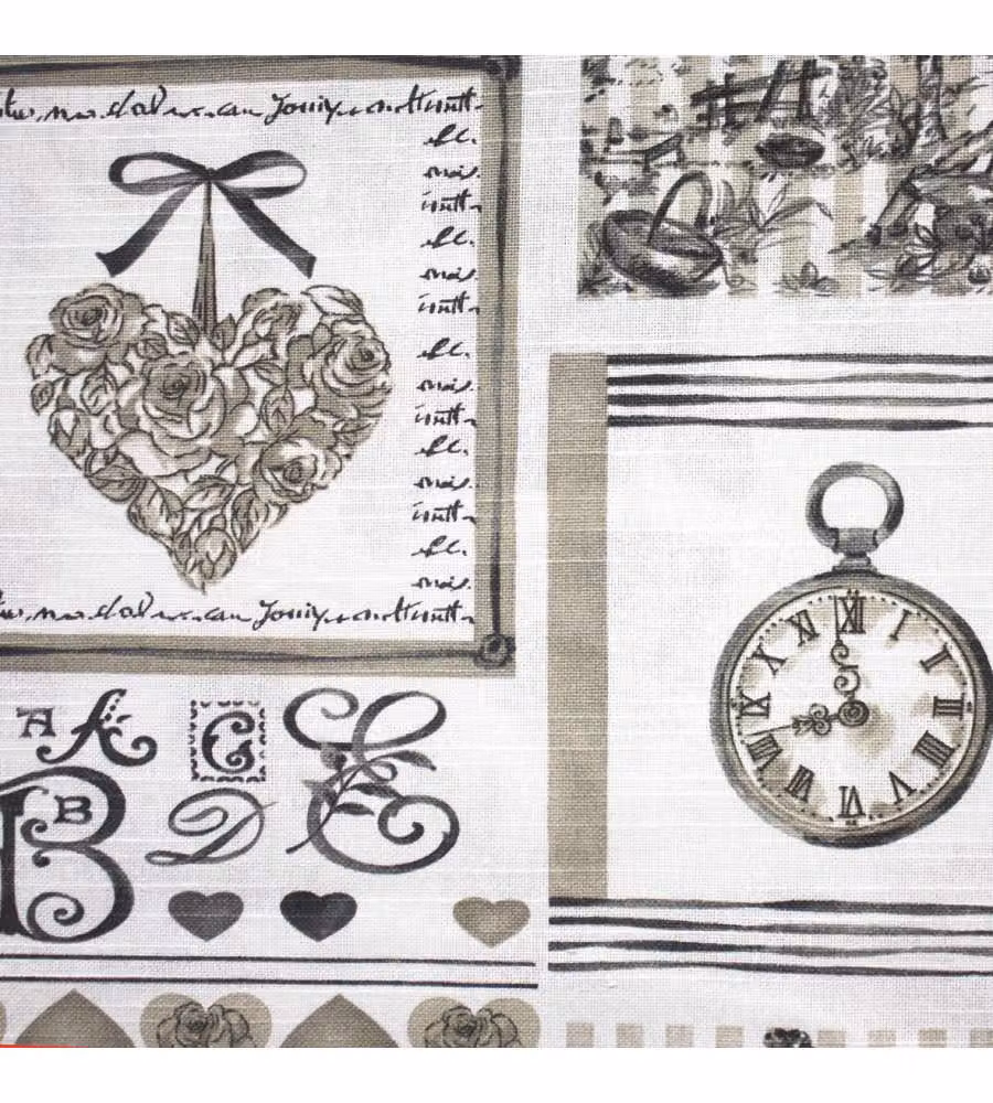Tovaglia antimacchia al metro clock