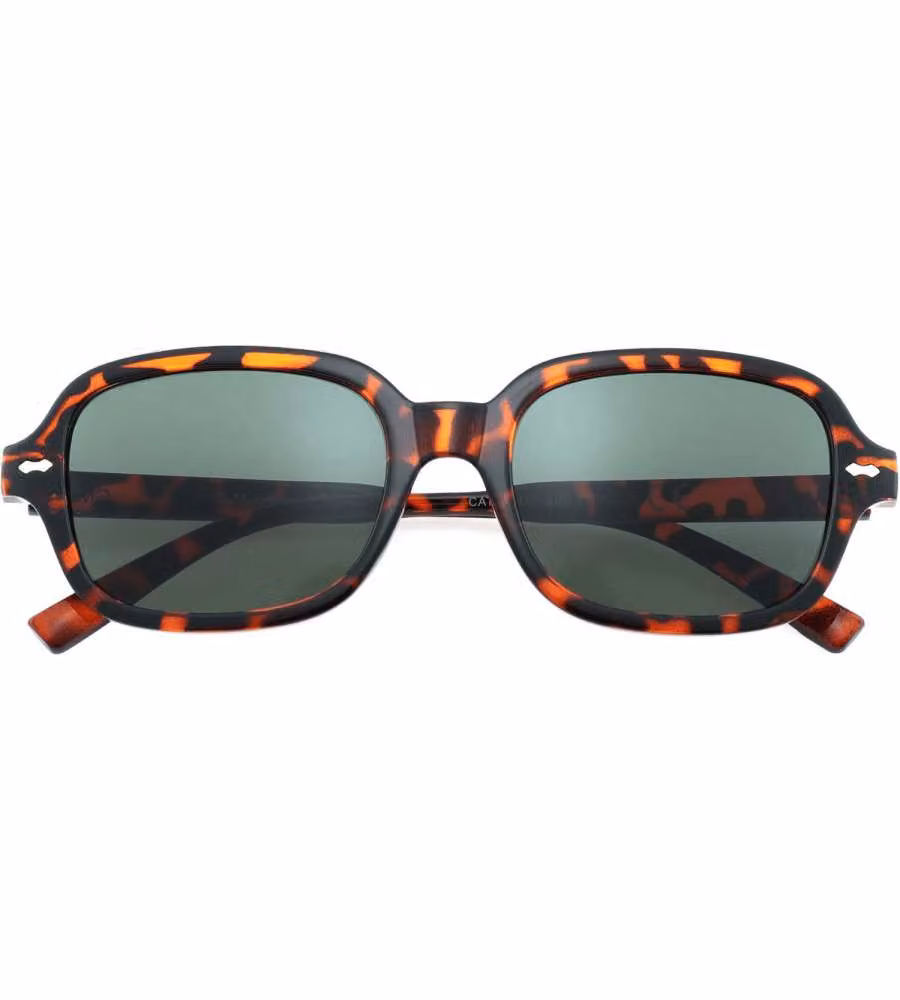 Gianmarco Venturi Occhiali da Sole Unisex Tartaruga Lenti Verdi 55 mm
