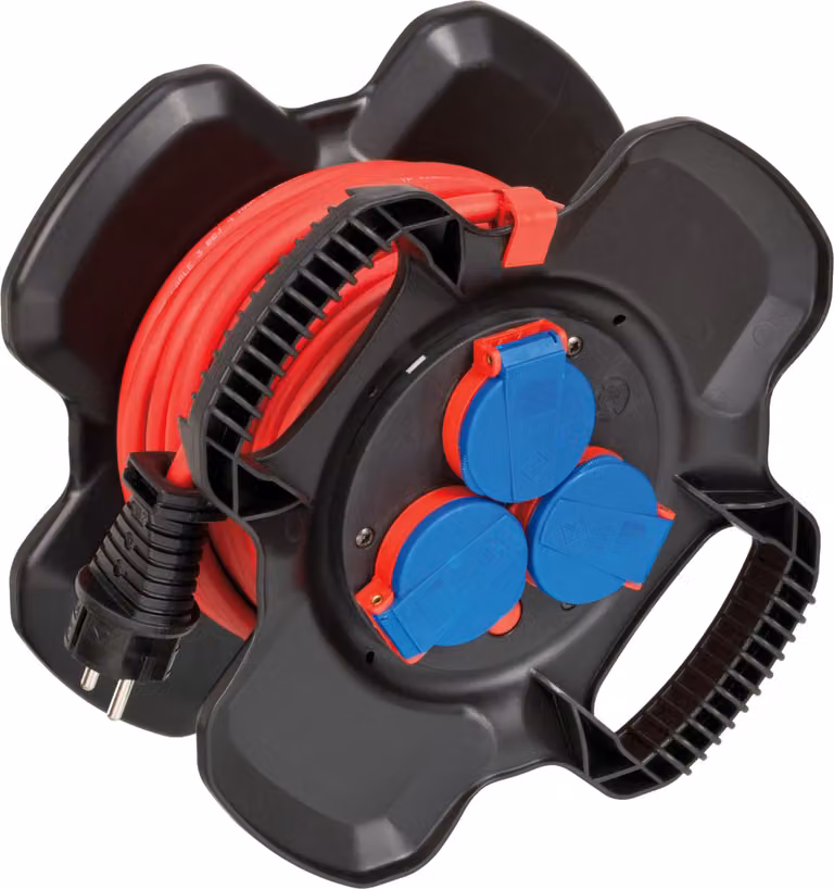 Brennenstuhl 1169717100 Avvolgicavo in gomma Brennenstuhl X-Gum 10m cavo UIP44 3gang