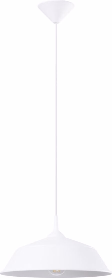 Lampada a sospensione DAGMAR bianca 1xE27x15W in metallo, dimensioni: 74x34x34 cm, IP20, Pure Lume