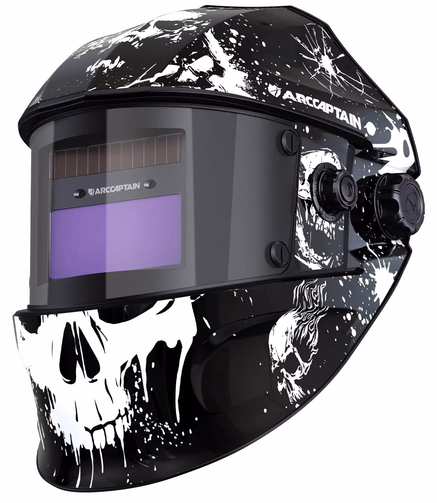 Casco da saldatura, auto-oscuramento, elevata chiarezza ottica, A