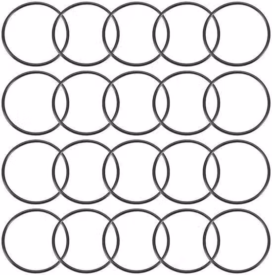 Set di guarnizioni in nitrile, 20 pezzi, dimensioni: 58 mm, 51,8 mm, 3,1 mm