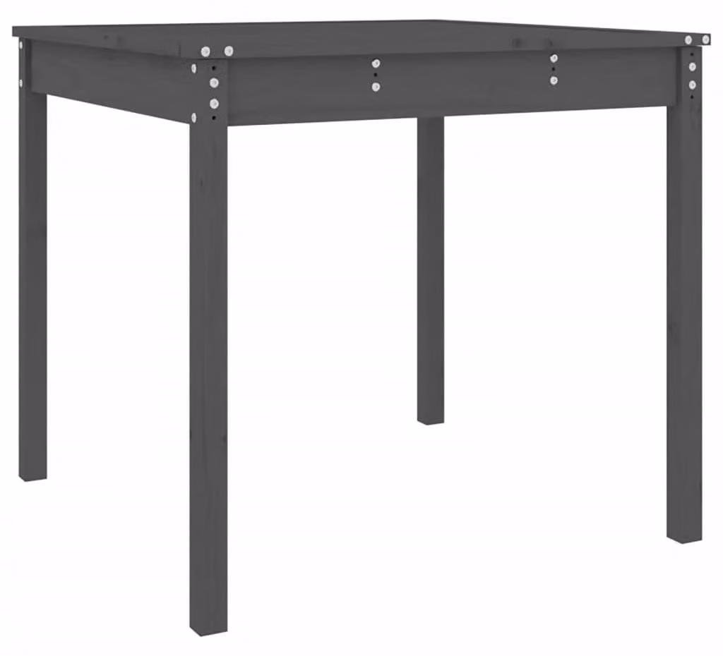 Tavolo da giardino in legno, modello classico, 82,5 cm