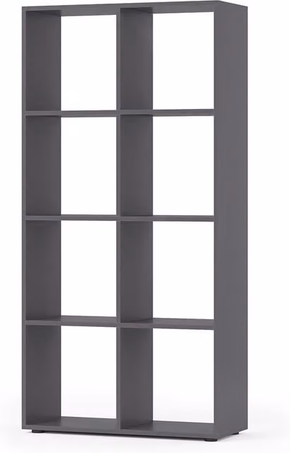 Scaffale Scutum Vicco Grigio con design moderno per soggiorno o ufficio L: 143 cm, P: 29 cm, H: 72 cm – 1