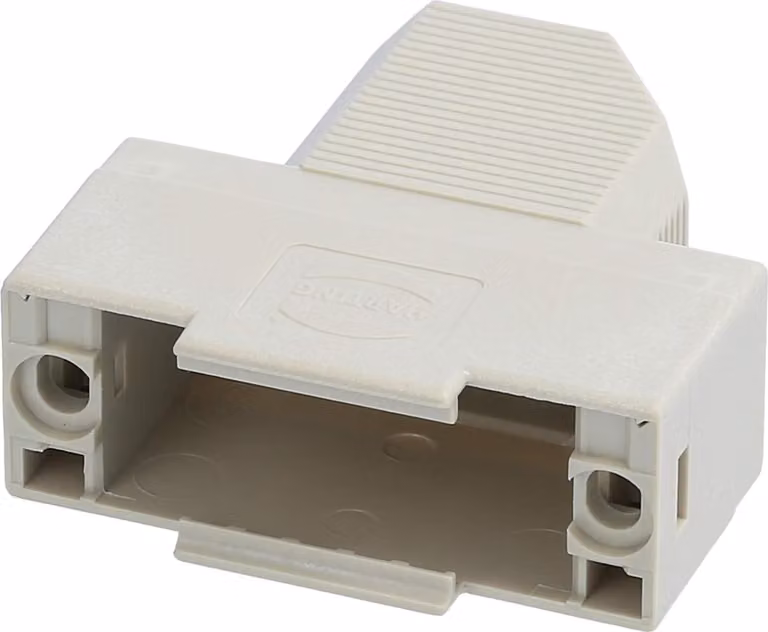 HARTING D-Sub Custodia in plastica senza schermatura adatta per D-Sub inserto 15 poli, 26 poli (HD) laterale - 1 pezzo