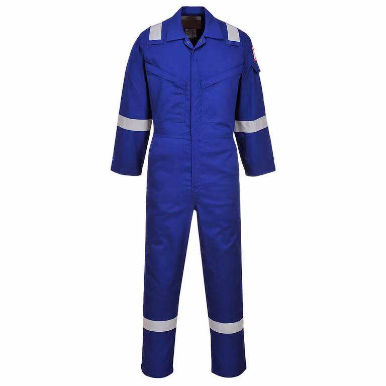 Portwest AF73 Araflame Silver Tuta blu reale Taglia 38