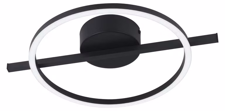 Lampada a soffitto LED EGLO, dimmerabile, con regolazione della temperatura di colore, colore nero - Gambulaga 1, 75967