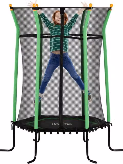Trampolino Elastico per Bambini ¨C Minimal ¨C Verde 163.5x190 cm
