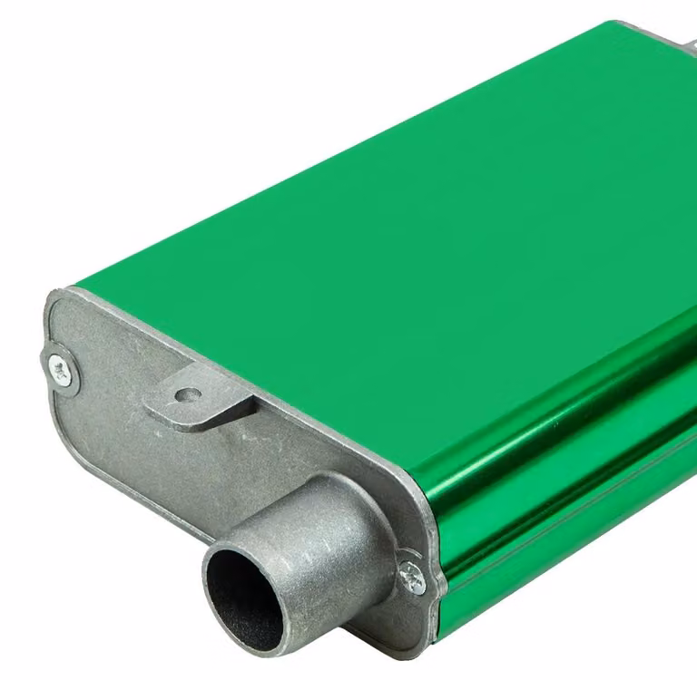 Silenziatore per riscaldamento diesel, riduzione del rumore, compatibilità universale, argento