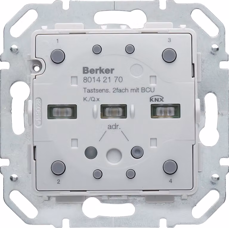 Berker KNX Q.x/K.x Modulo sensore a pulsante 2fach Up, 1 pz.