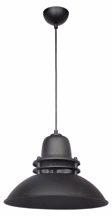 Lampada a sospensione stile industriale Tibet ASZ0871 colore nero
