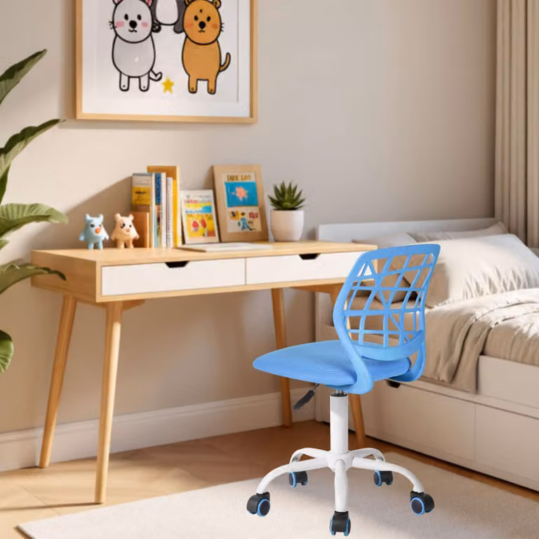 Omgoods - Sedia ergonomica regolabile per bambini, ideale per l'uso alla scrivania