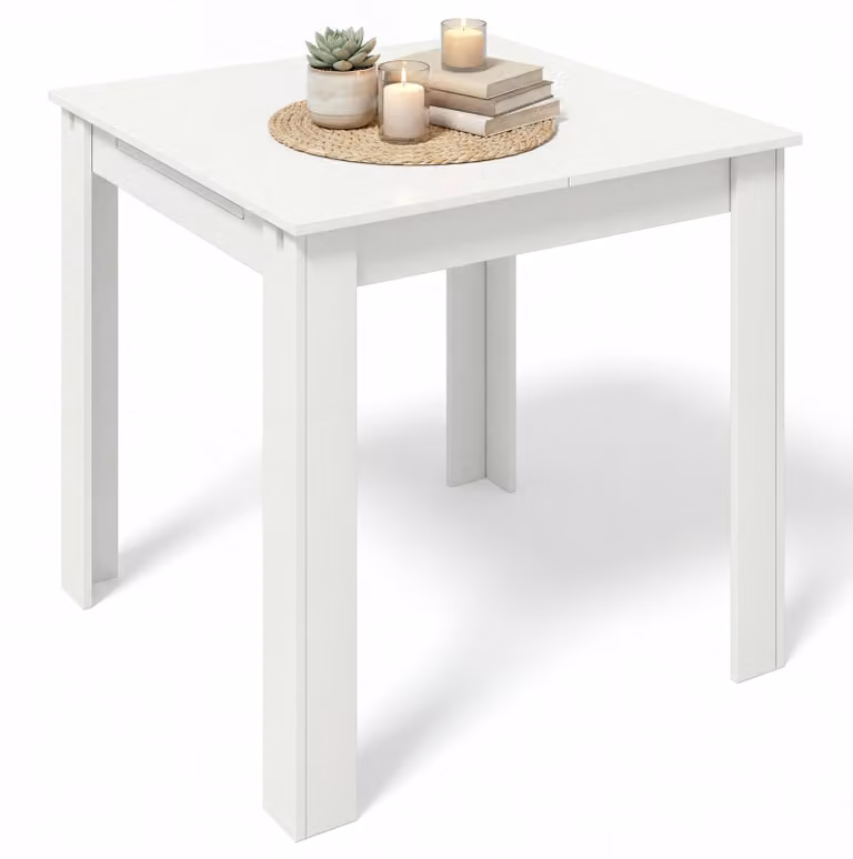 VCM tavolo da pranzo allungabile, tavolo da cucina in legno 80-120 cm, tavolo da pranzo compatto per cucina e zona pranzo, tavolo Pesoli
