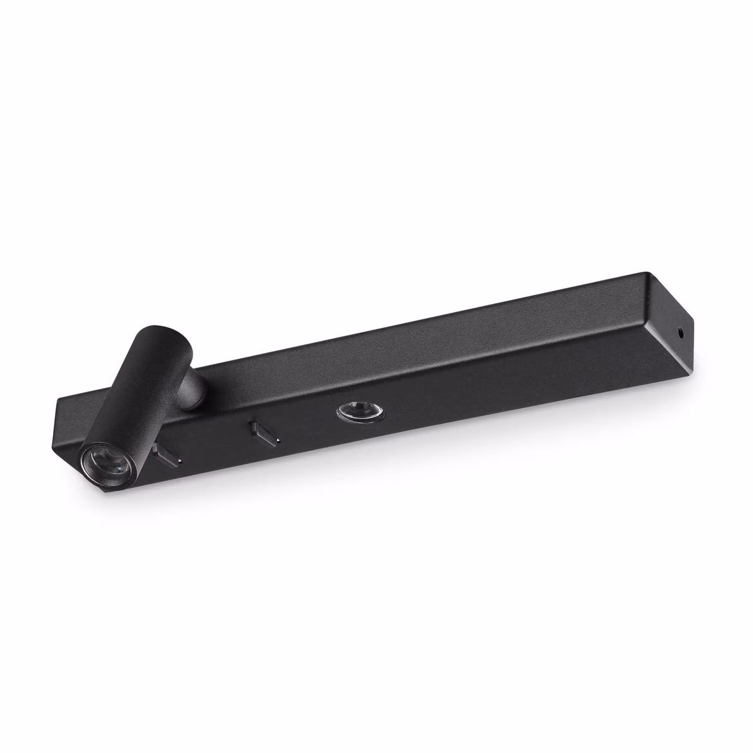 IDEAL LUX Applique da parete a LED Bonne Nuit 1, Nero, Soggiorno / Sala da pranzo, Metallo, Moderno, Applique a LED
