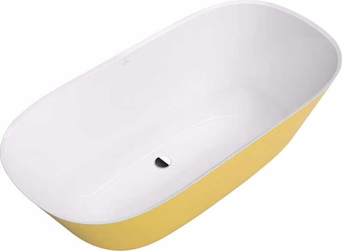 Vasca da bagno indipendente Villeroy & Boch V&B THEANO SOLO 1550x750 mm, Colore su richiesta bianco