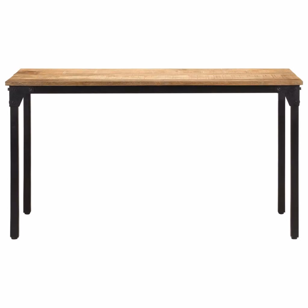 Tavolo da Pranzo 140x70x76 cm in Legno di Mango Grezzo