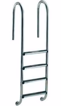 Scala diritta a 4 gradini in acciaio inox antiscivolo - FLEXINOX - 87132049