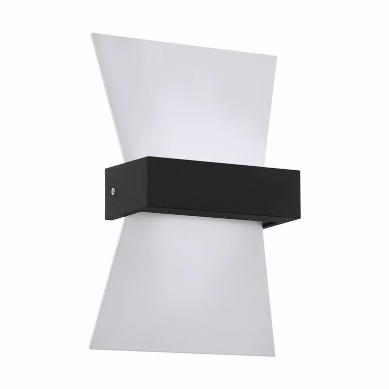 EGLO Albenza, illuminazione a parete per esterni, antracite, bianco, alluminio, IP44, facciata, I