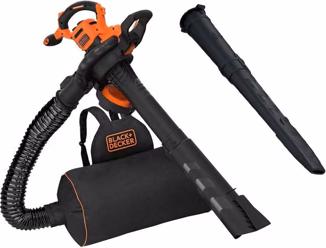 Soffiatore Aspiratore Trituratore Black+Decker BEBLV300-QS 3000 W Nero