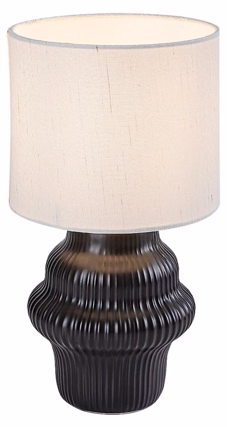 Rabalux 74058 Lampade da tavolo Glimo nero Vetroceramica E14