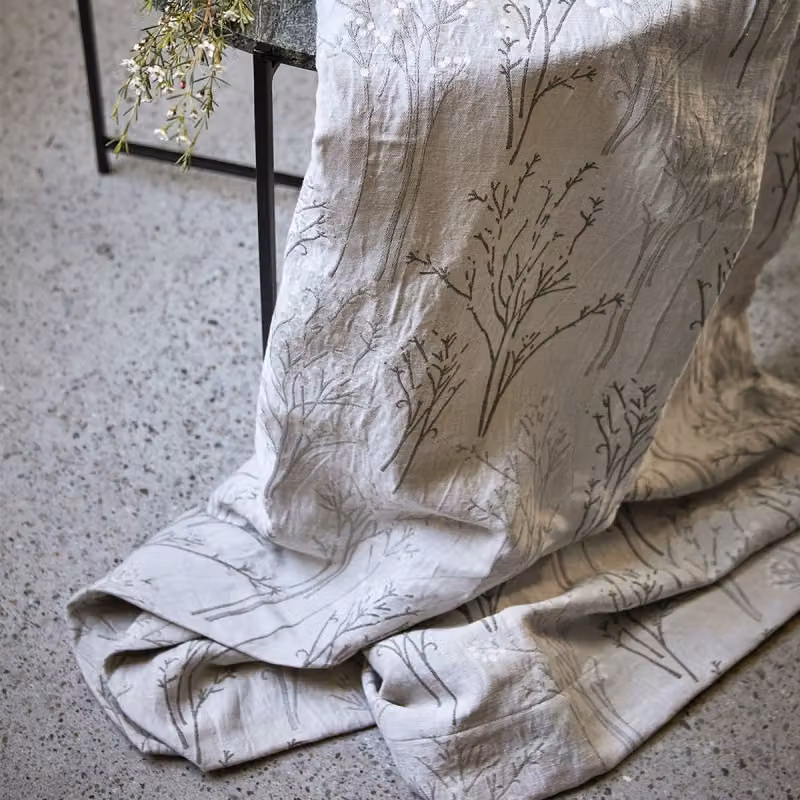 FIORI DI LINO Copriletto - Taglia: 2 piazze,Colore: FIORDIDILINO - TORTORA