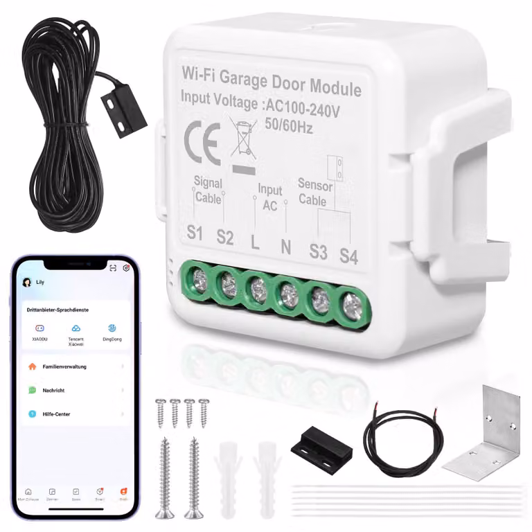 Porta garage Wi-Fi intelligente con controllo tramite app