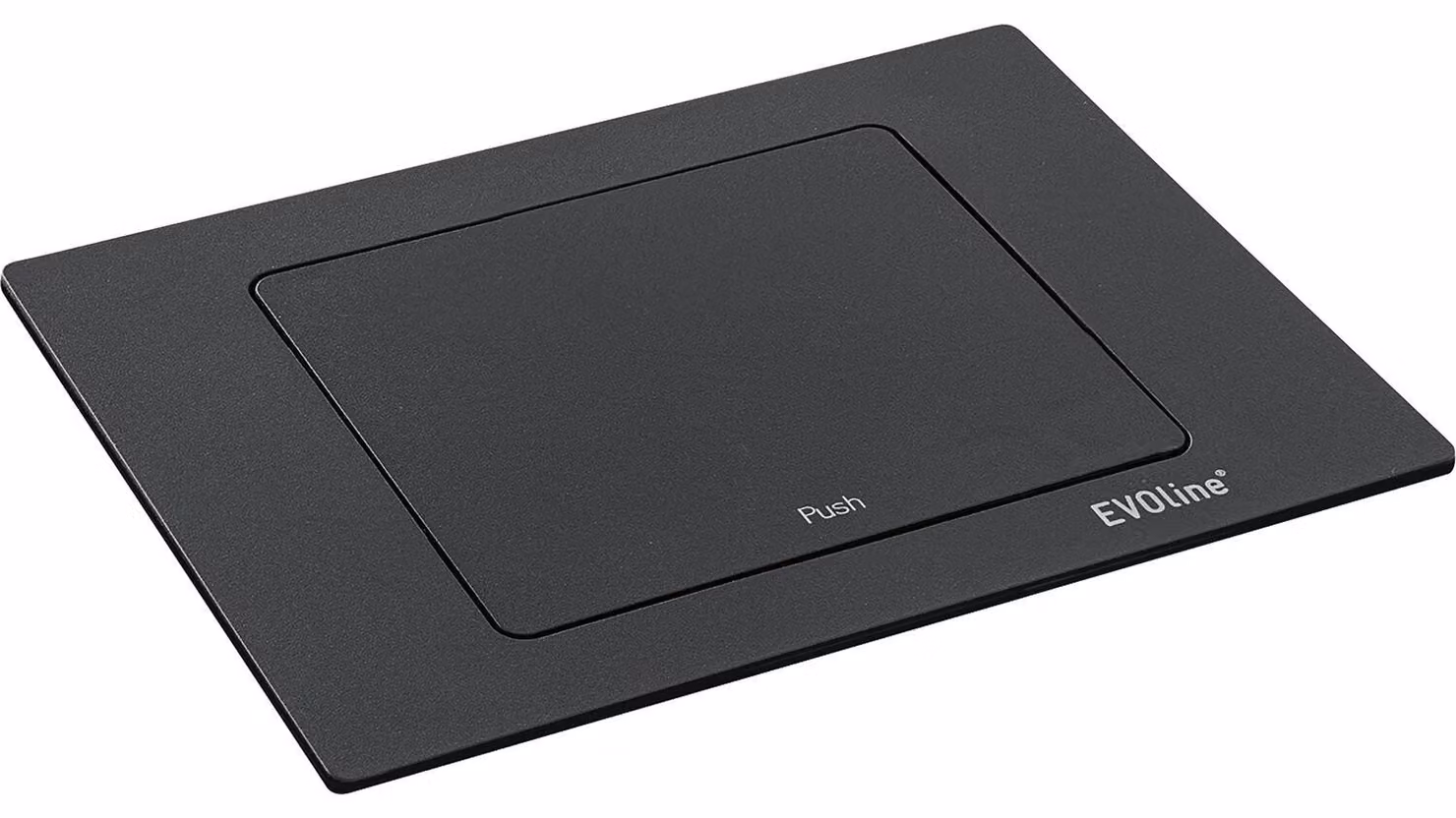 Prese EVOline Spin, presa Schuko con caricabatterie USB-C, colore nero opaco, rotazione a 180°, dimensioni 48,2 mm, materiale: plastica