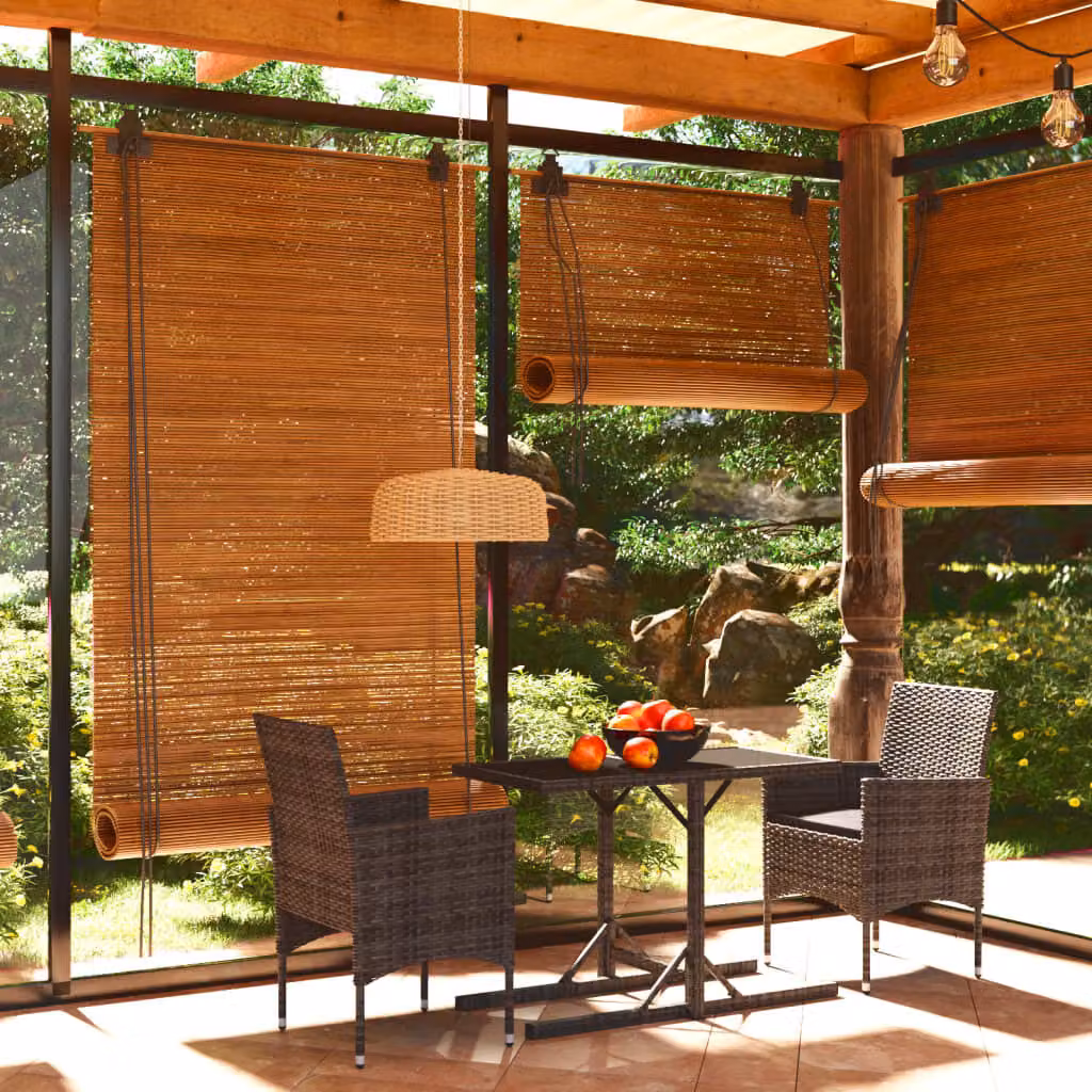 Maison Exclusive - Set da pranzo da giardino a 3 pezzi, grigio