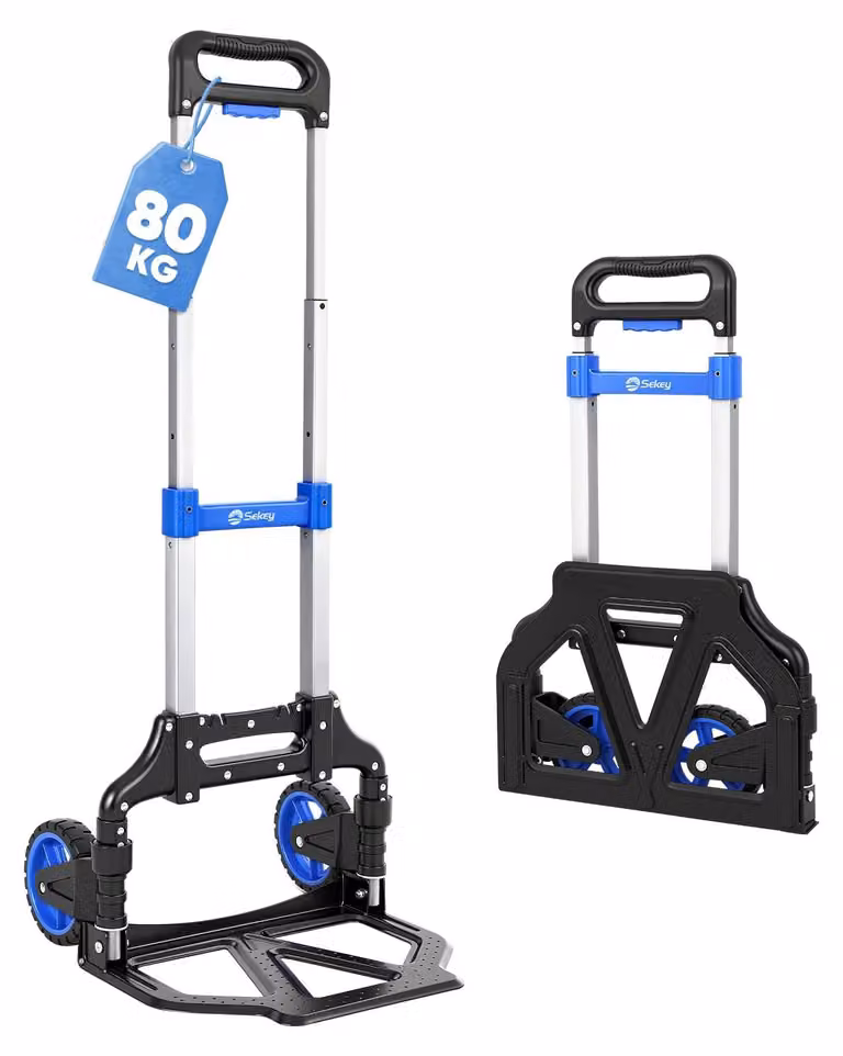 Carrello pieghevole per il trasporto, peso 3,5 kg, leggero
