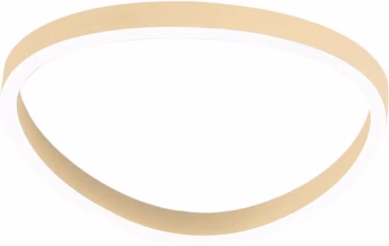 Ecaris P/P Lampada a soffitto 38W+8W LED 2200-2300lm CCT 3000K/4000K Dimmerabile in Alluminio New Beige - Gealuce