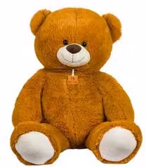 Peluche Orso Gigante XXL De.Car Marrone Altezza: 100 cm