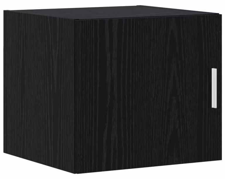 Armadio a muro in legno impiallacciato di noce nera, dimensioni 45 x 42,5 x 40 cm