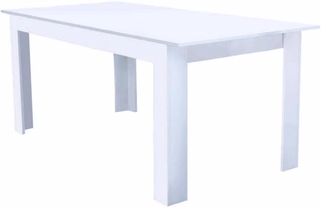 Tavolo Allungabile Gemma 160/200x90x75 h cm in Truciolare bilaminato Bianco