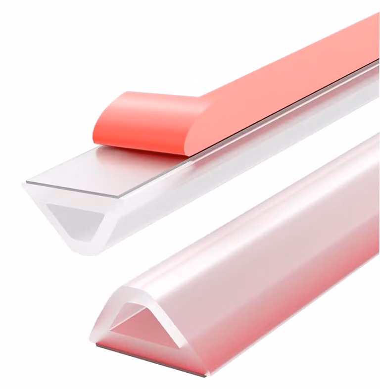 SolidKeus - Guarnizione in silicone per doccia e bagno, 100 cm