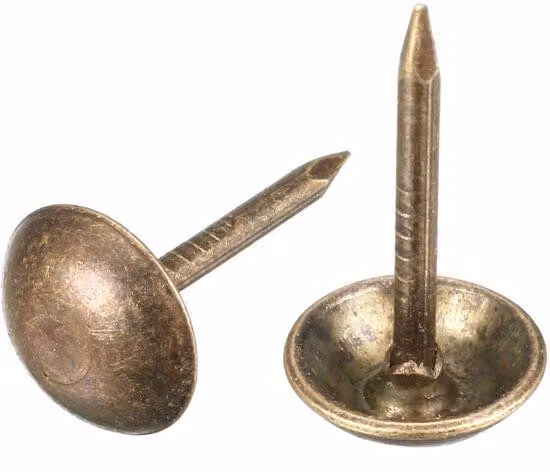 Chiodini decorativi in stile antico, confezione da 100 pezzi, dimensioni 7 x 13 mm, realizzati in metallo, ideali per decorazioni