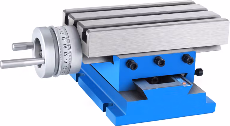 SucceBuy Fresatrice Tavola di lavoro a slitta incrociata 4''x7.3'' Utensile di precisione a 2 assi