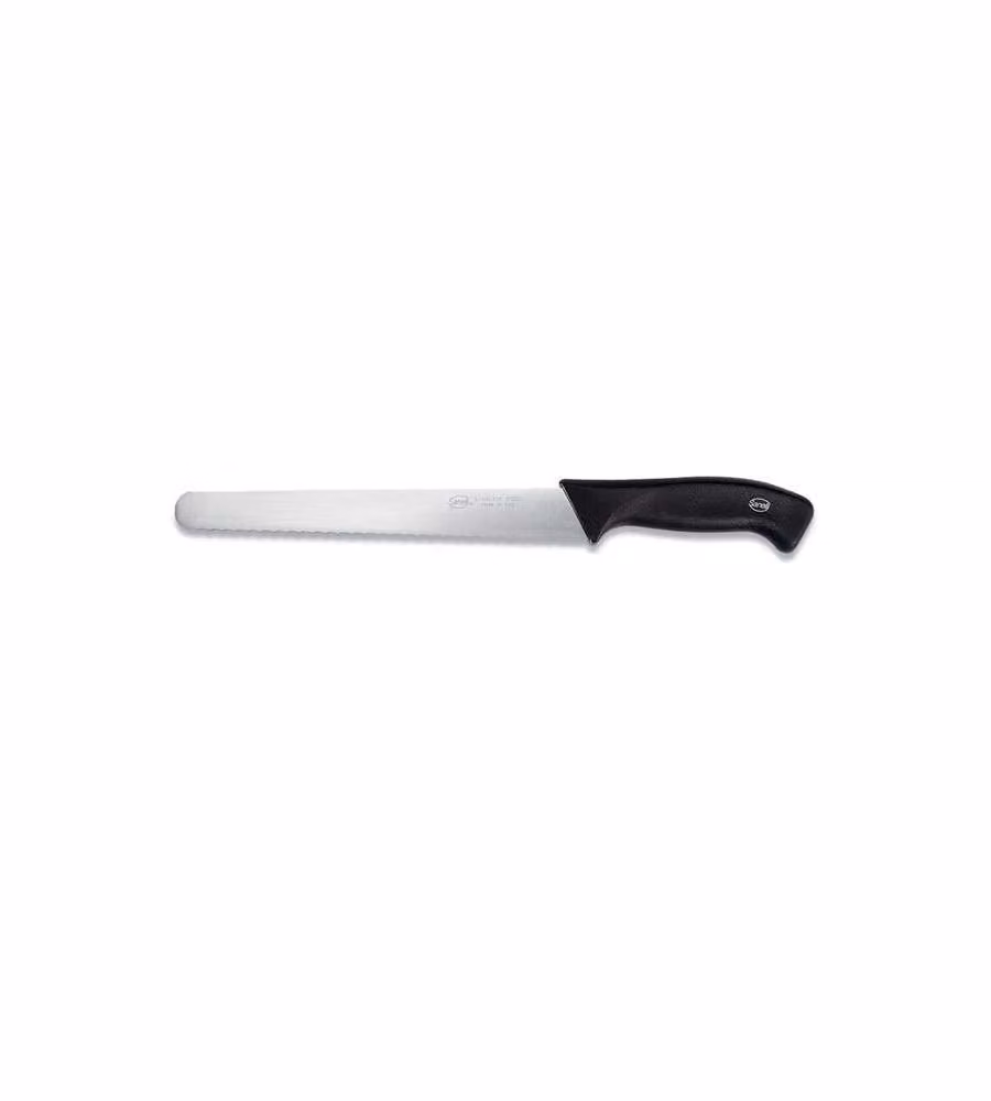 Coltello da pane Sanelli Skin in acciaio inox nero e argento, L: 24 cm – 1