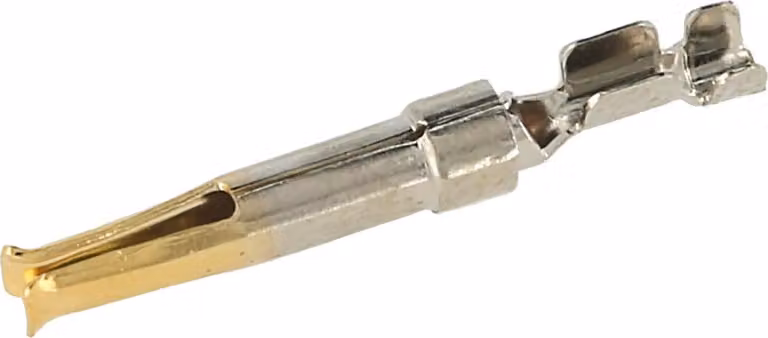 Contatto a crimpare D-Sub Presa (F) 0,34 mm² - 0,5 mm² AWG22 - AWG20 oro/argento, 1 pezzo Materiale lega di rame - 1