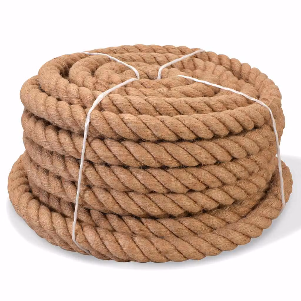 Corda in Juta 100% vidaXL marrone 30 m, diametro 40 mm
