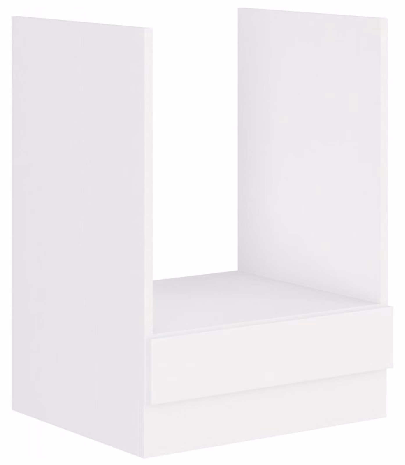 EKO White Mobile base per piano cottura 60 Bianco opaco Angolo cottura Blocco cucina Cucina componibile