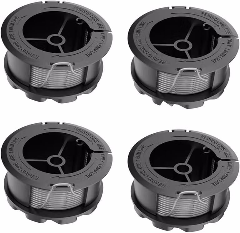 Bobina di ricambio in nylon, diametro 1,6 mm, lunghezza 6 metri, compatibile con diversi modelli di tagliaerba, ideale per la cura del giardino